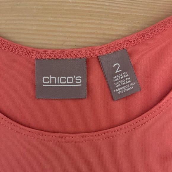 Chico's Tops - Chicos Coral women’s tank top size 2 🪸